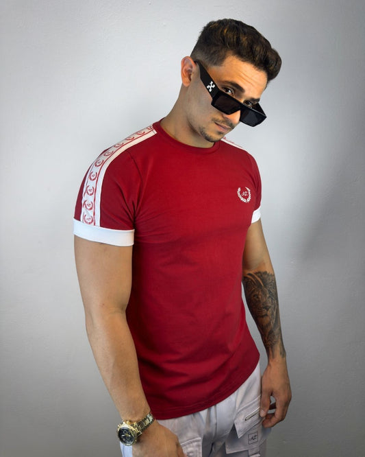 Camiseta Slim Ramos Vermelha