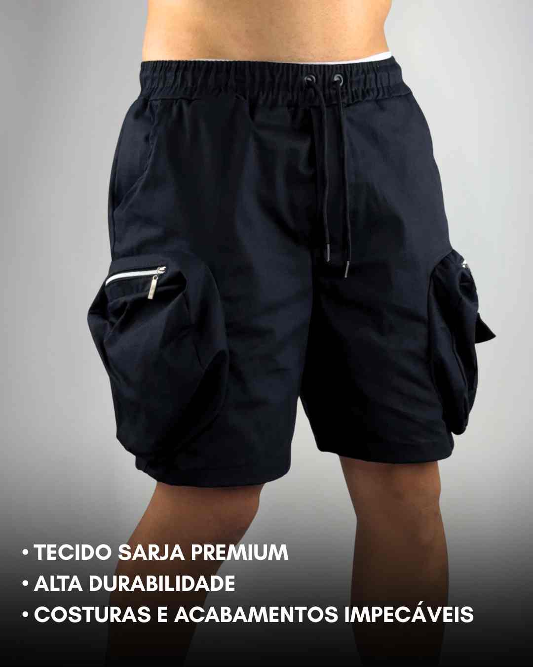 Bermuda Cargo Street Preta