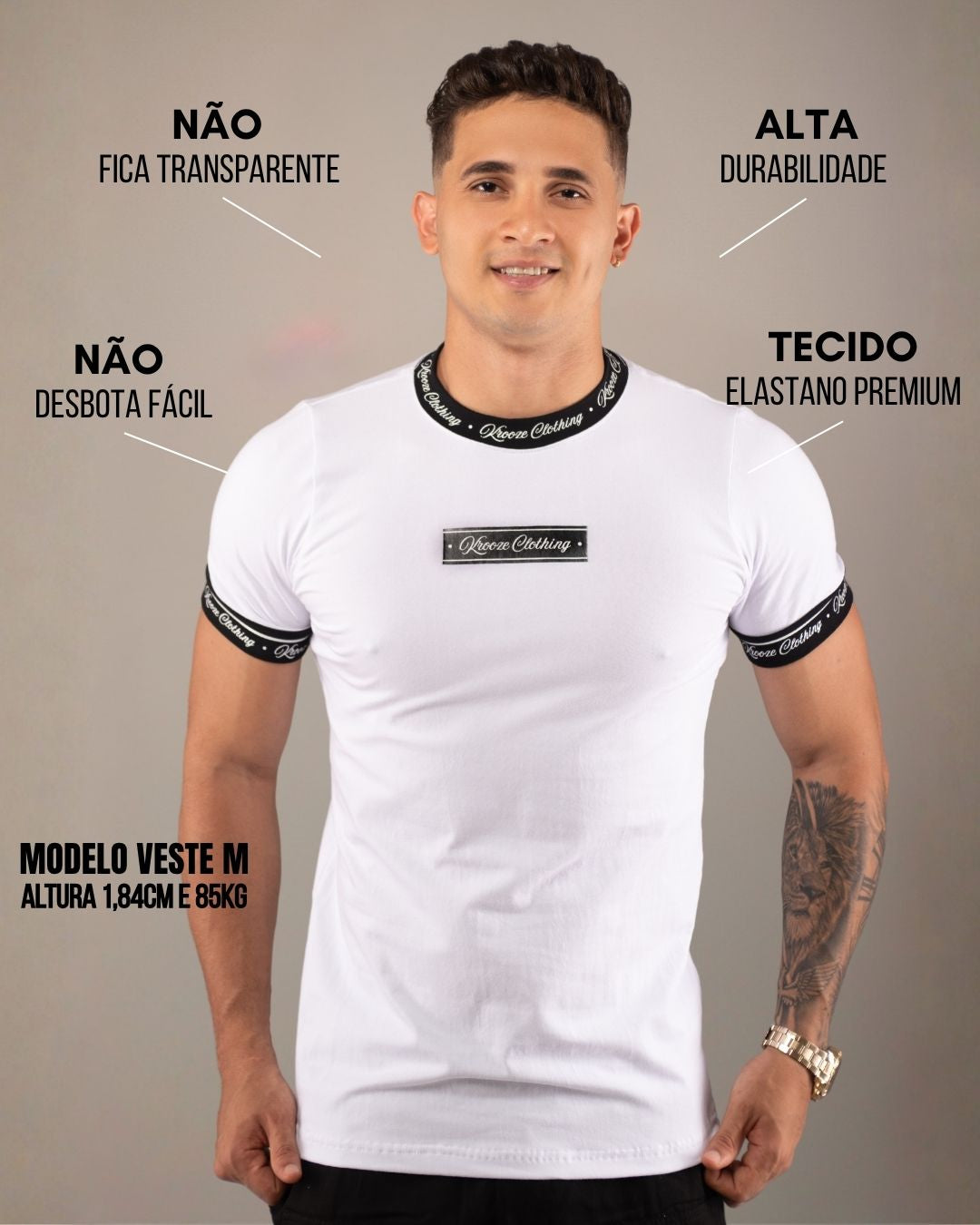 Camiseta Slim Classic Branca