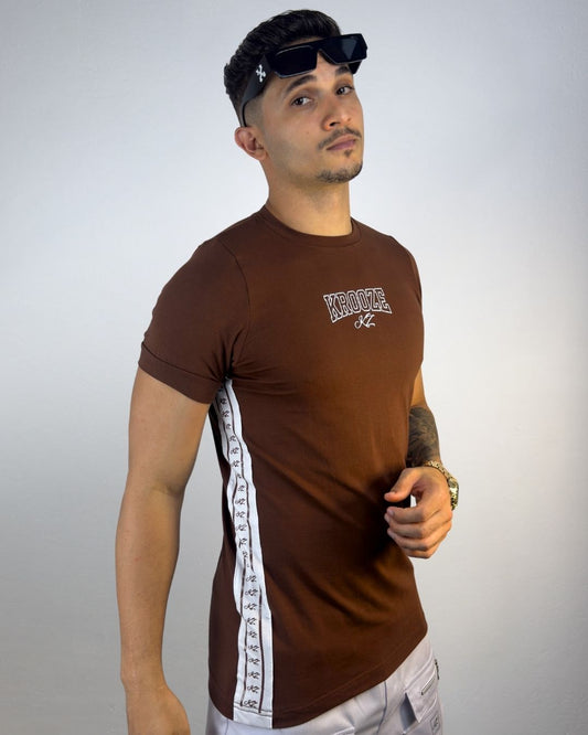 Camiseta Longline Void Marrom