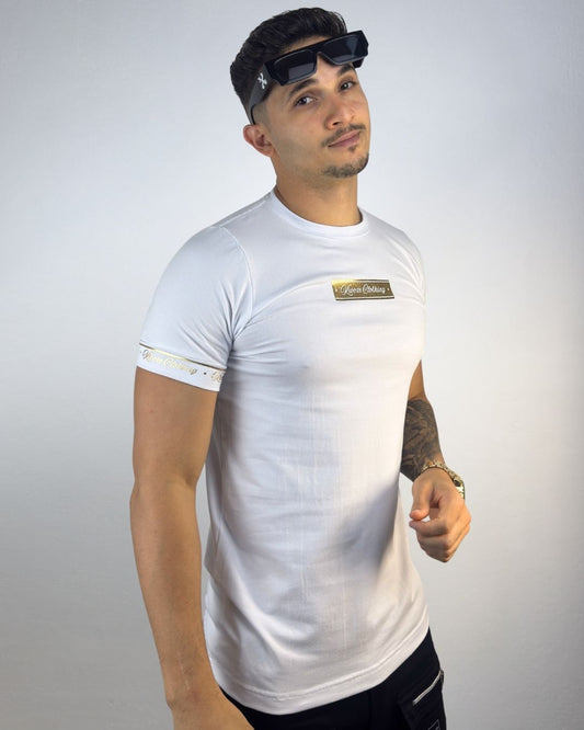Camiseta Slim Classic Branca Gold