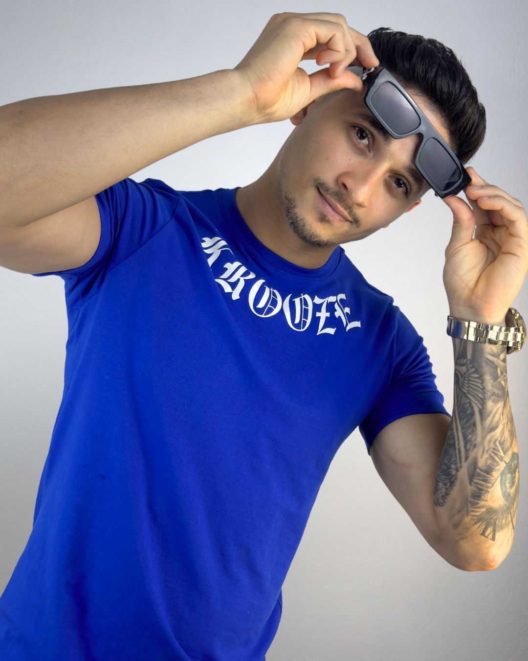 Camiseta Slim Draft  Azul Royal