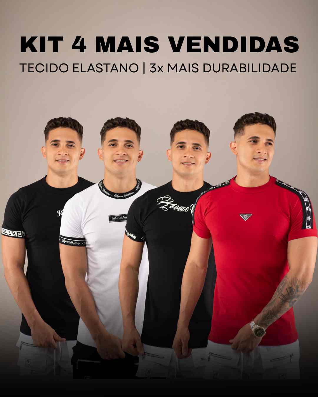 KIT 4 MAIS VENDIDAS