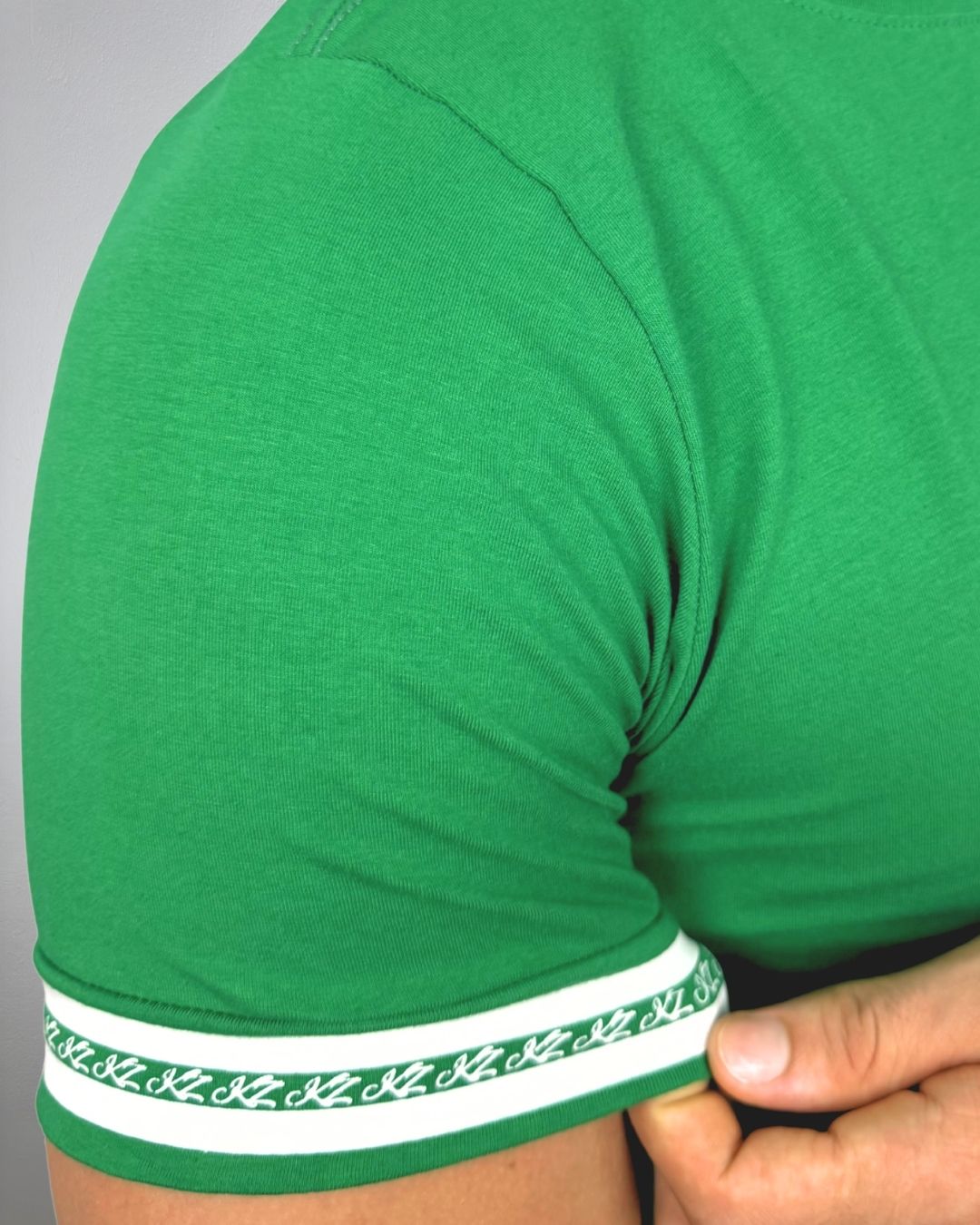 Camiseta Slim Timeless Verde Bandeira