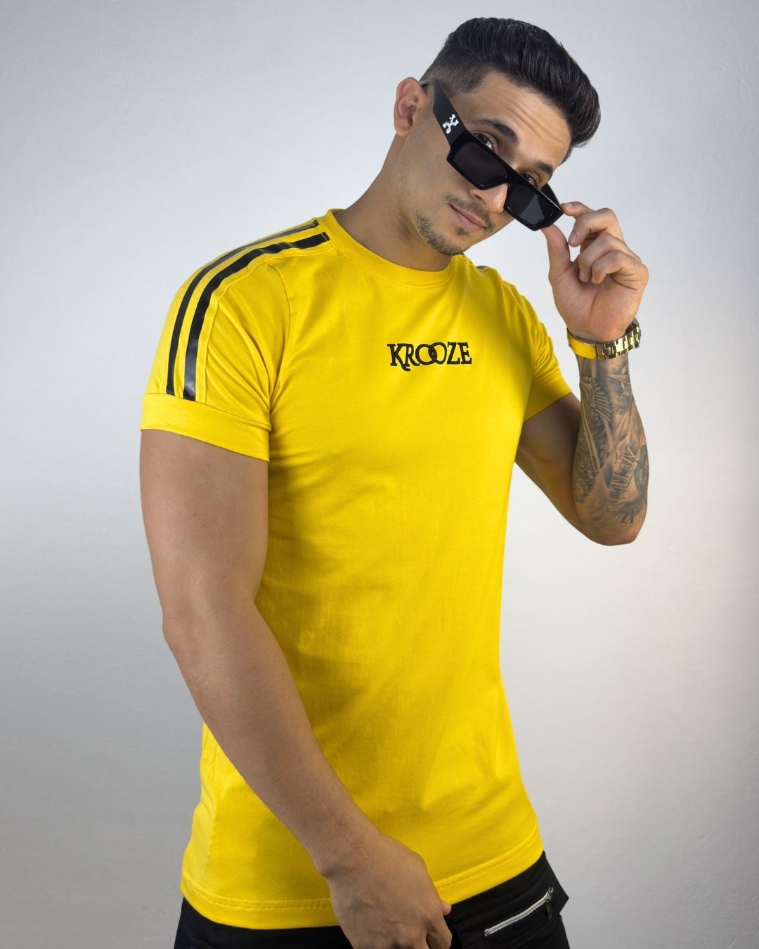 Camiseta Slim Loop Yellow