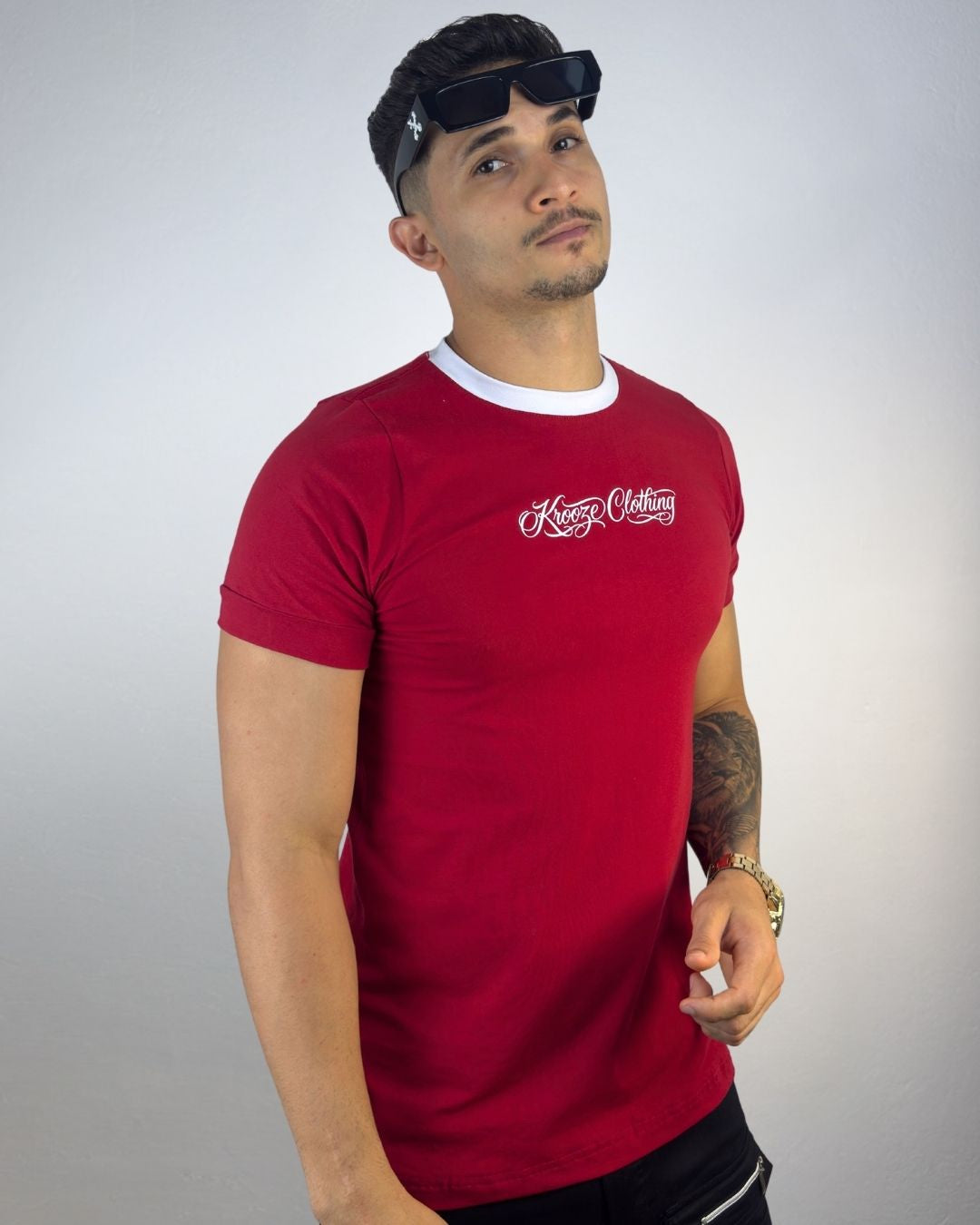 Camiseta Longline Asteric Vermelha