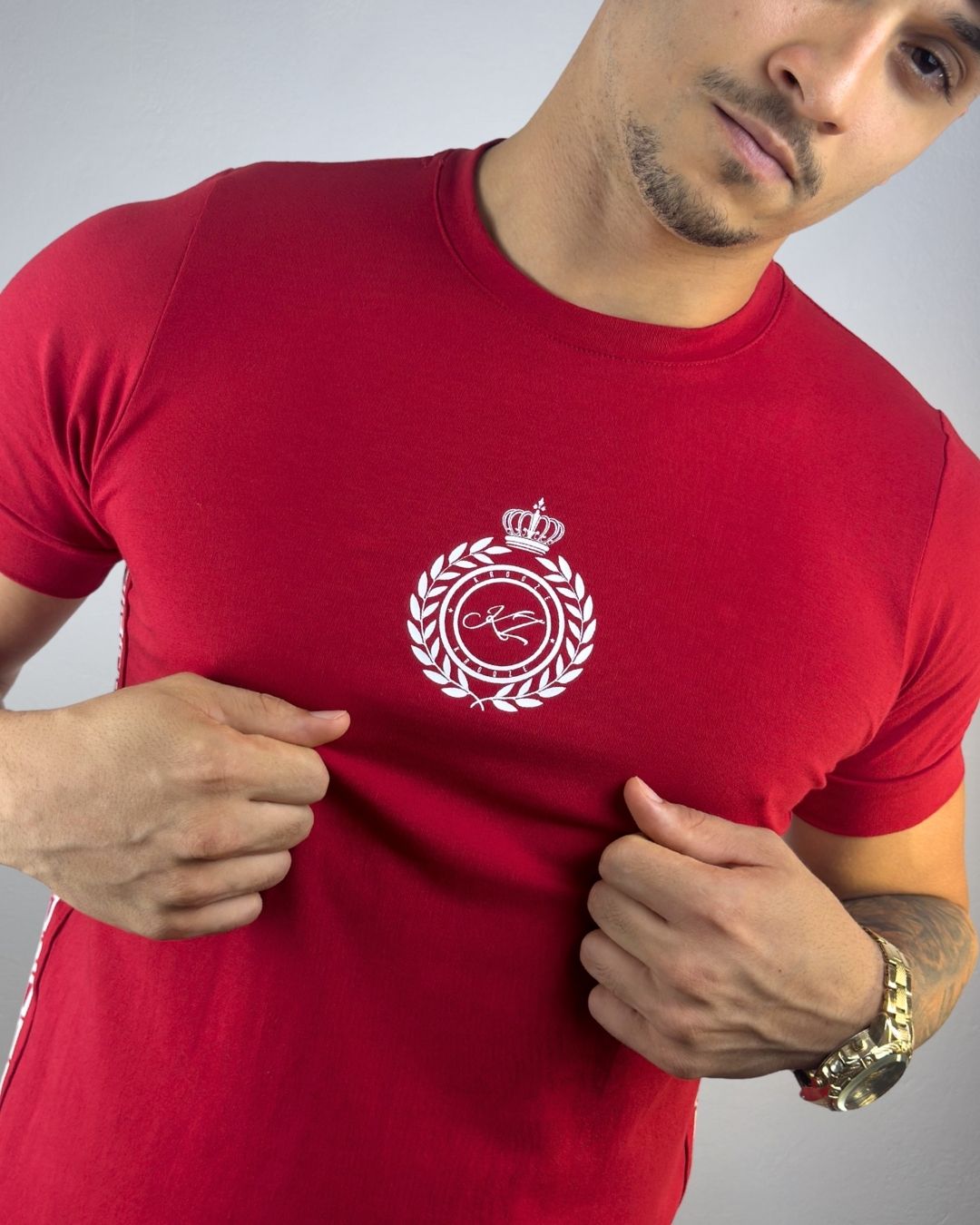Camiseta Slim Olympus Vermelha