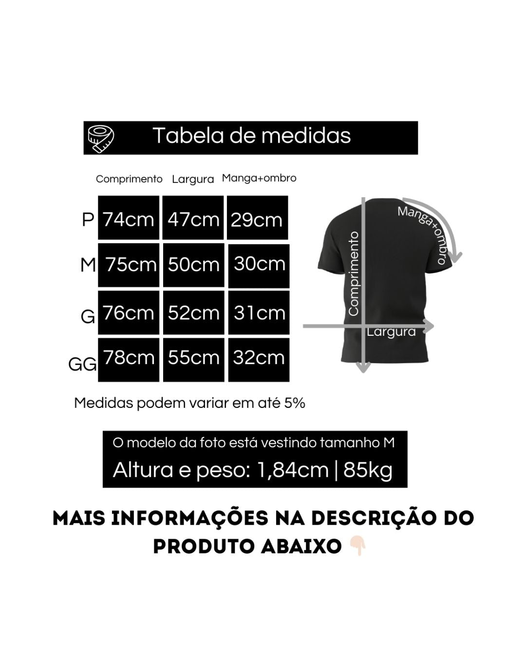 Camiseta Longline Asteric Marinho