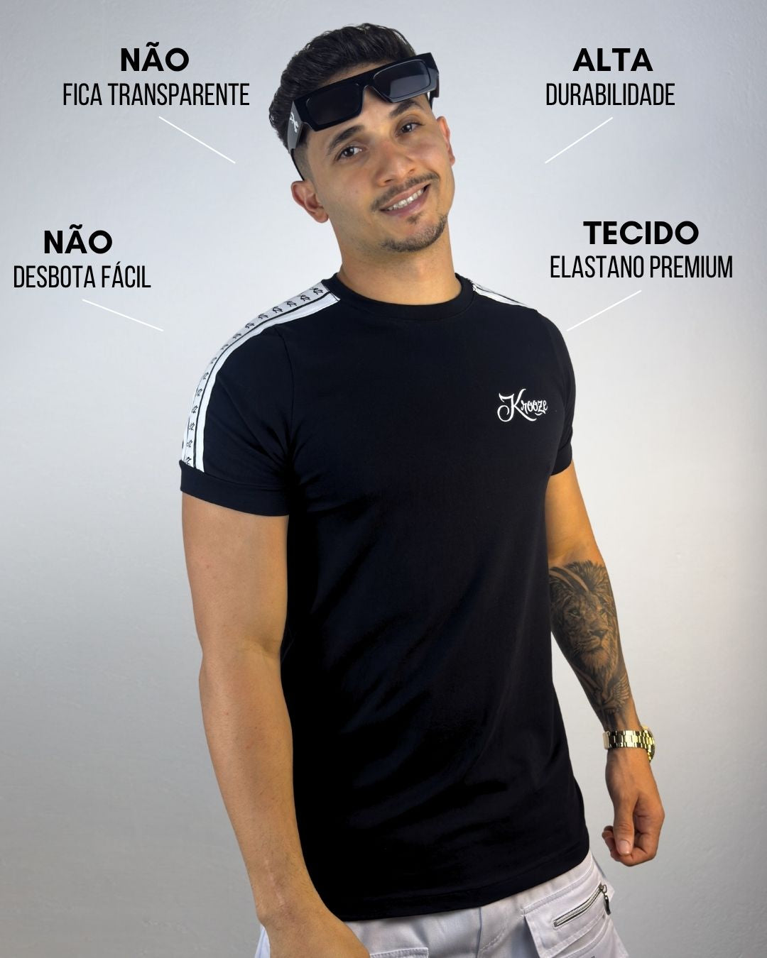 Camiseta Slim Optimus Preta