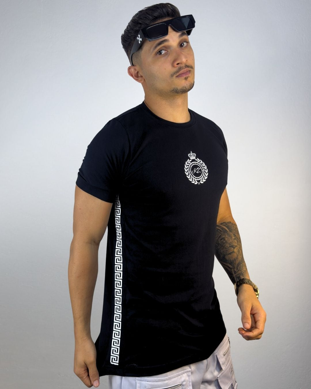Camiseta Longline Olympus Preta