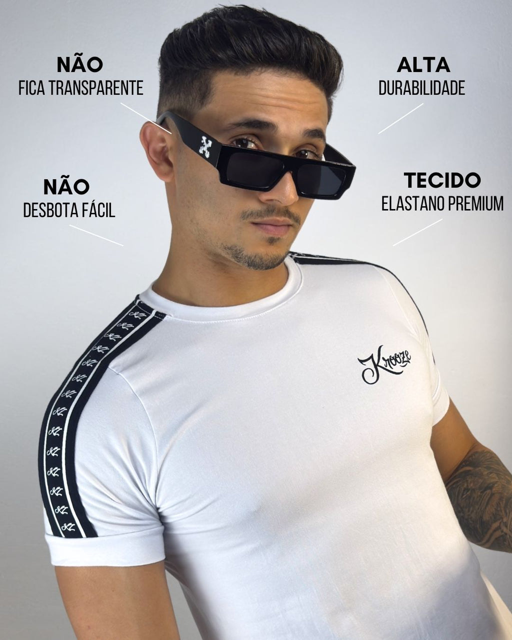 Camiseta Slim Optimus Branca