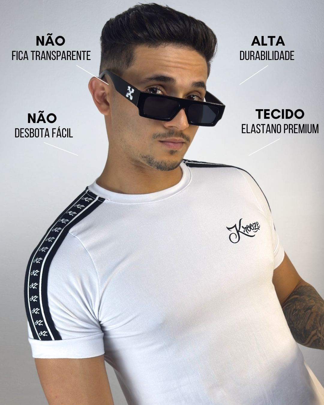 Camiseta Slim Optimus Branca