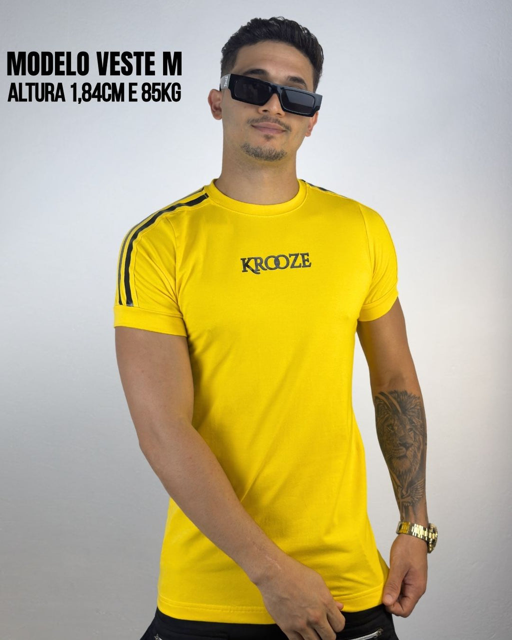 Camiseta Slim Loop Yellow
