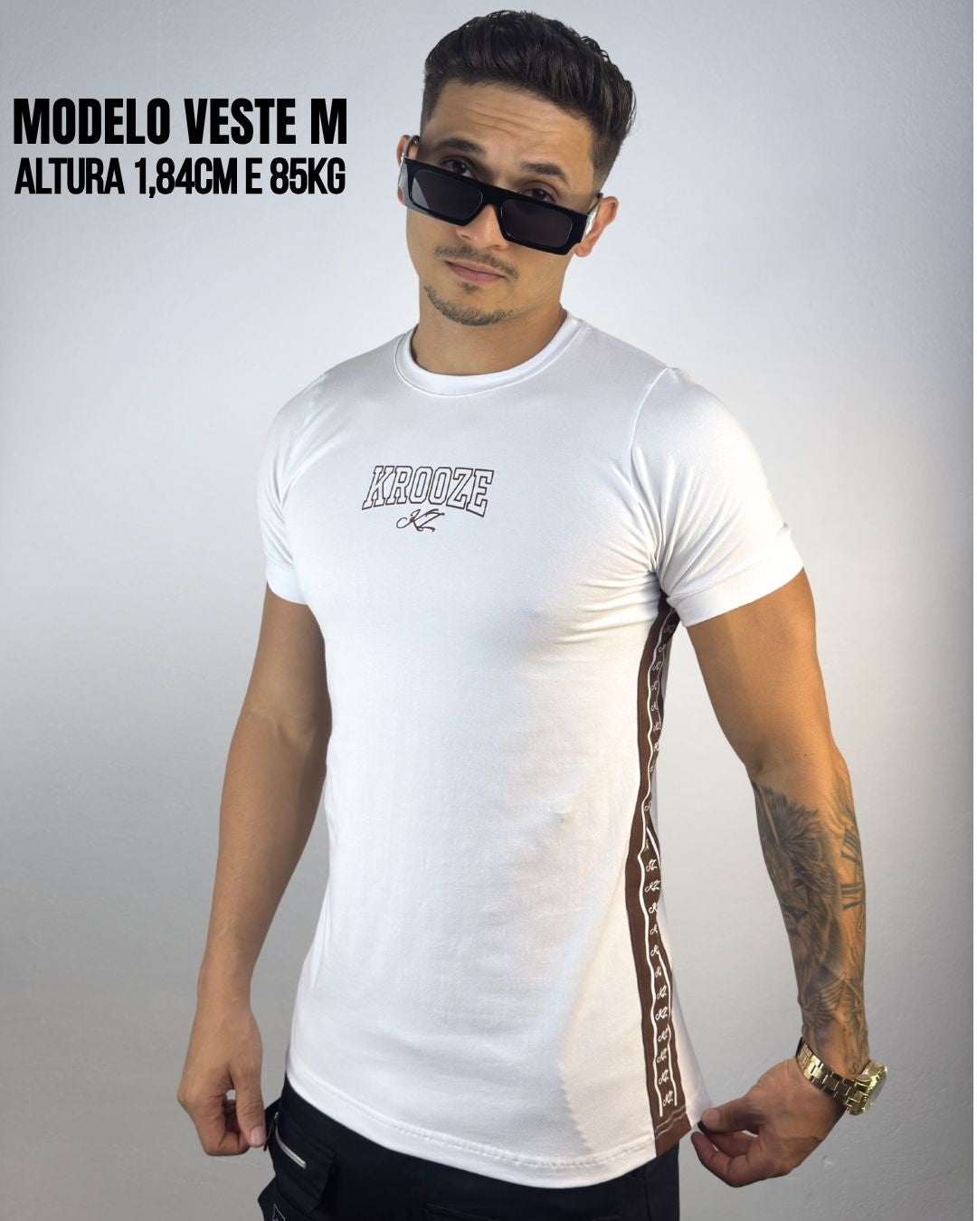 Camiseta Slim Void Branca