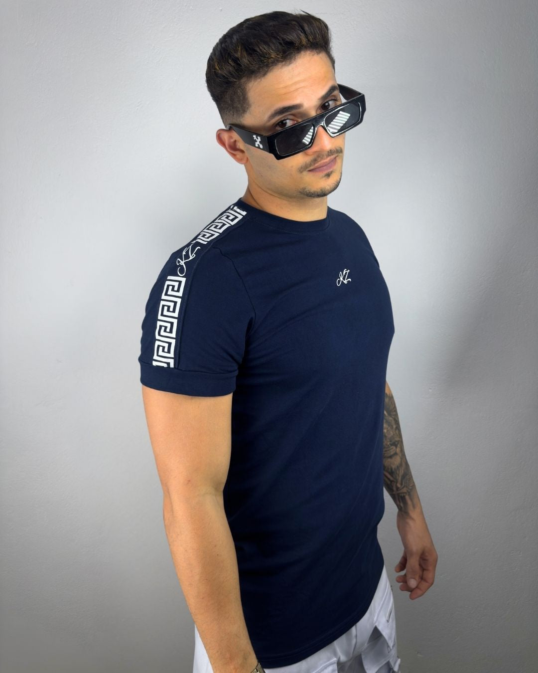 Camiseta Slim Luxury Marinho