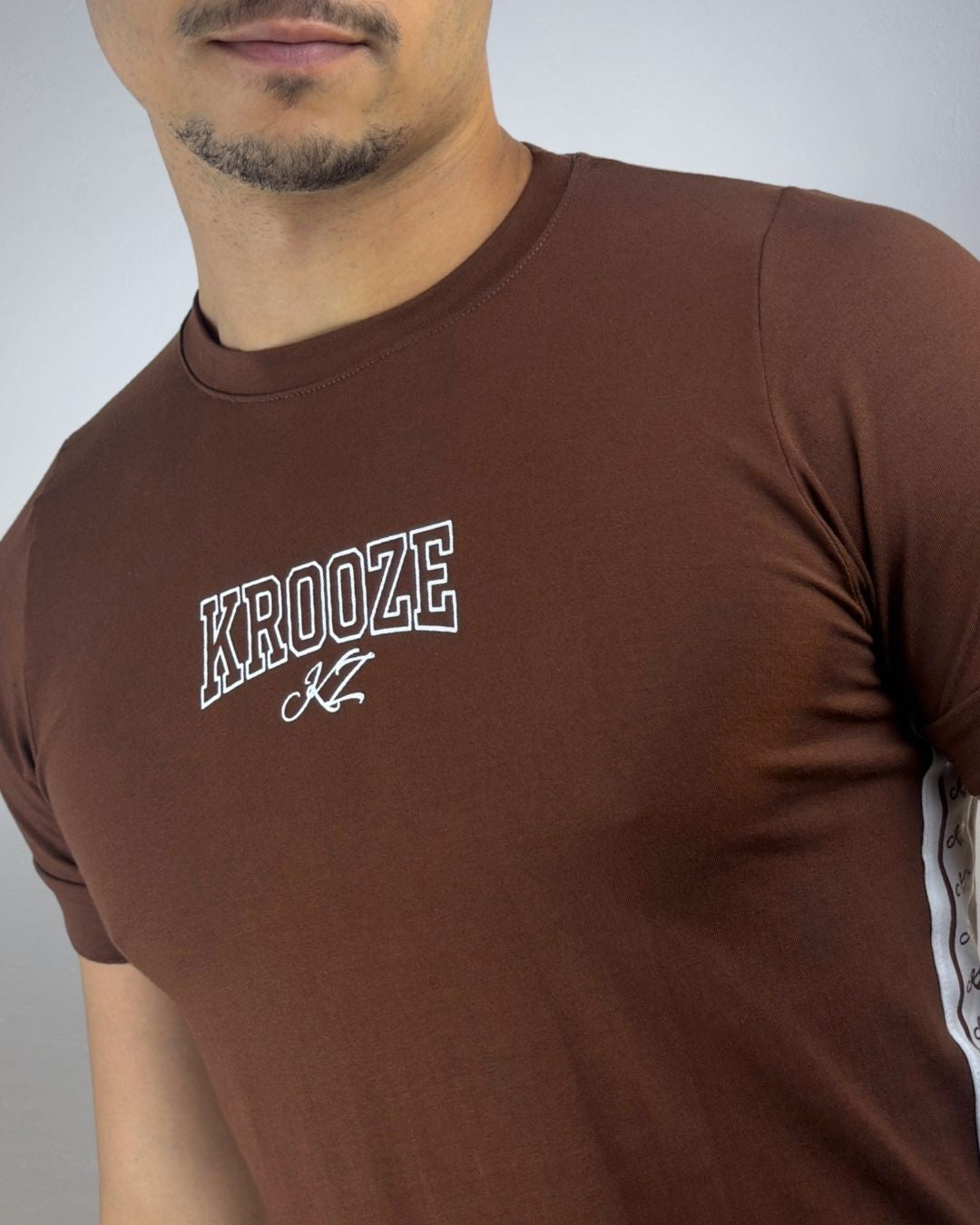Camiseta Longline Void Marrom
