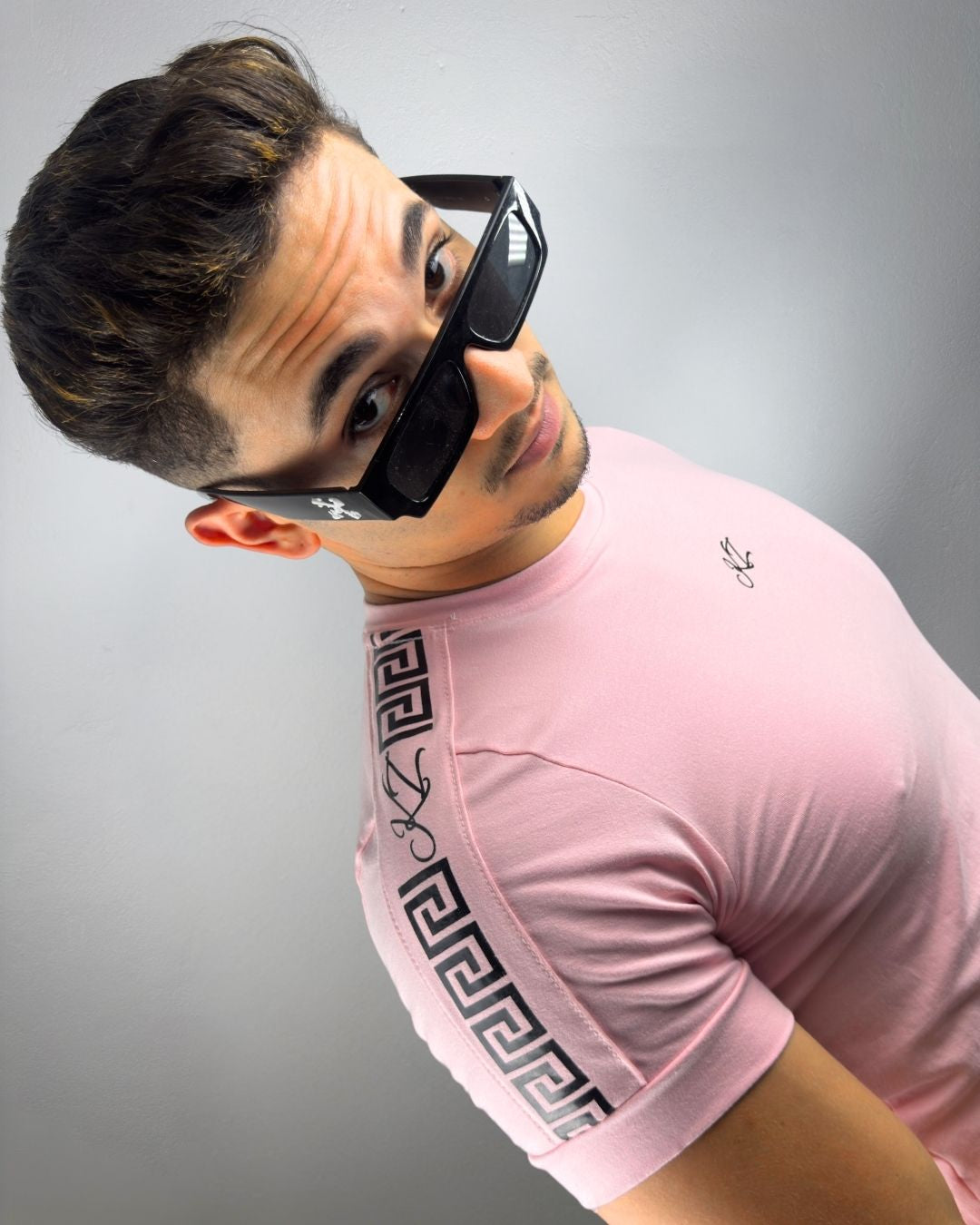 Camiseta Longline Luxury Rosa