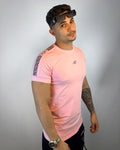 Camiseta Longline Luxury Rosa