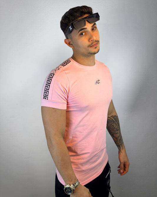 Camiseta Longline Luxury Rosa