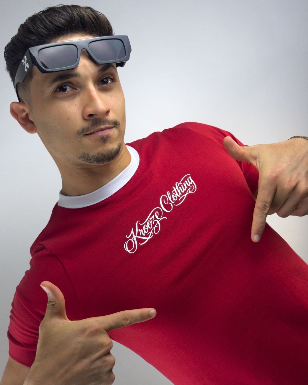 Camiseta Longline Asteric Vermelha