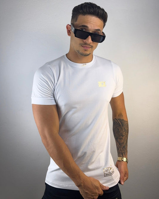 Camiseta Slim Absolut Branca Gold