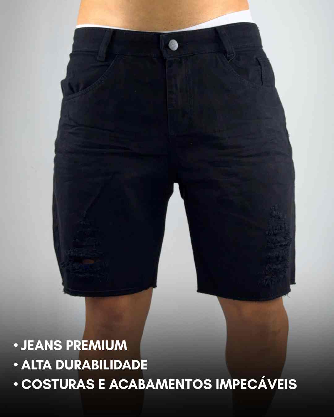 Bermuda Jogador Preta