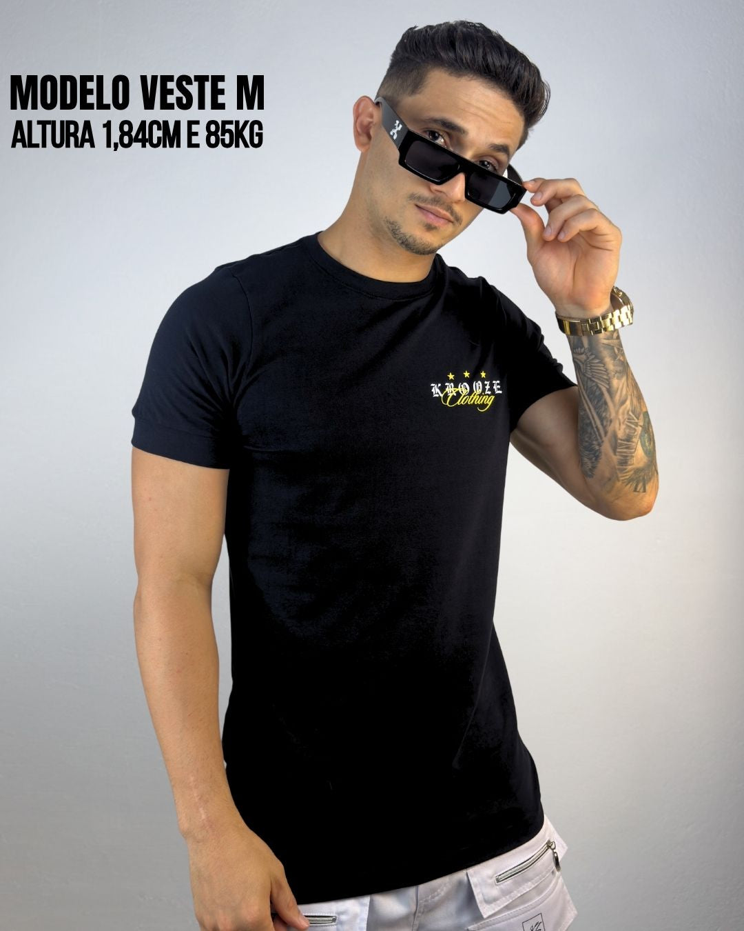 Camiseta Slim Horizon Preta