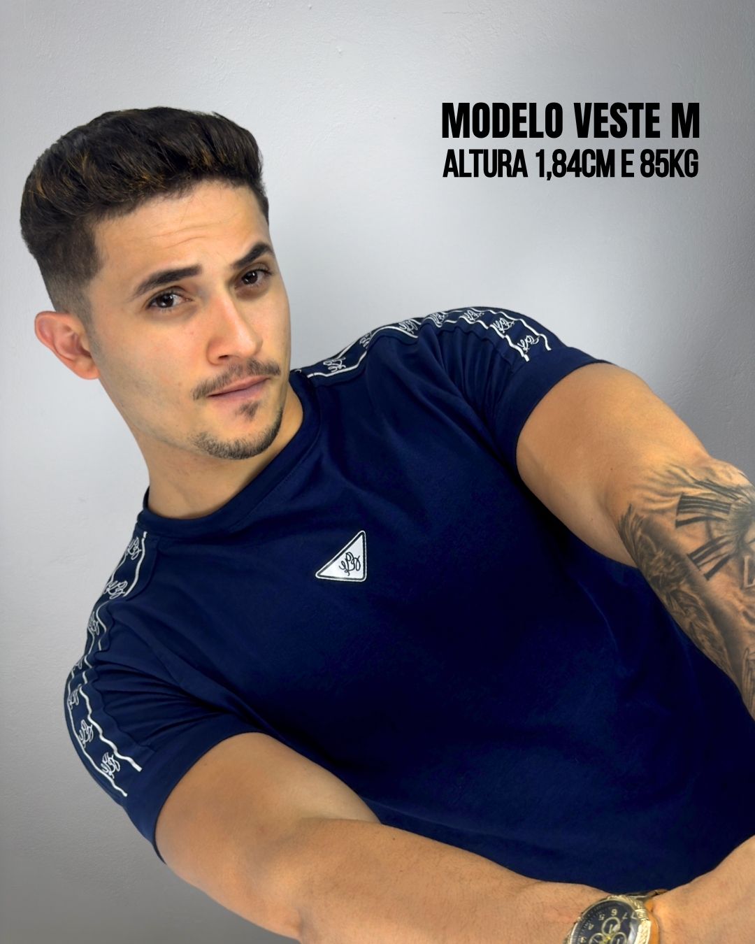 Camiseta Slim Prime Marinho