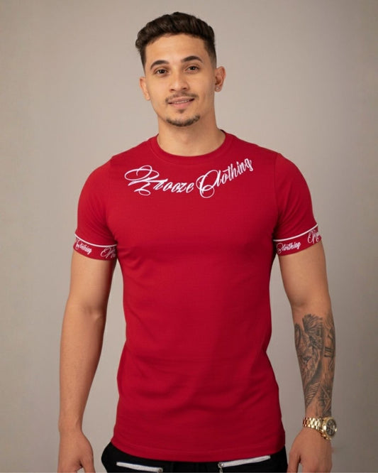 Camiseta Slim Fonte Vermelha
