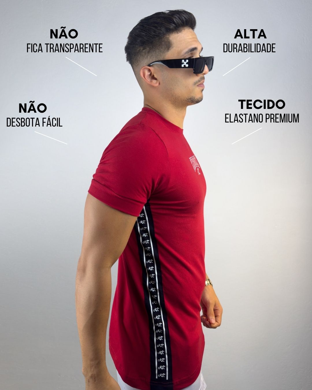 Camiseta Slim Void Vermelha