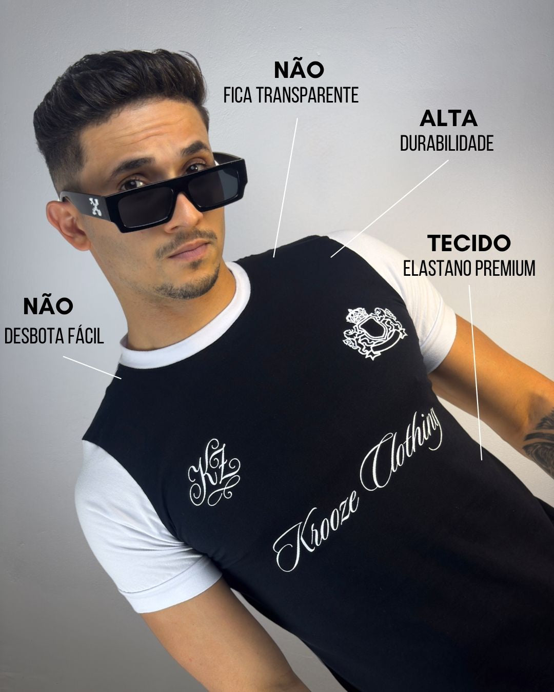 Camiseta Longline Nexus Preta