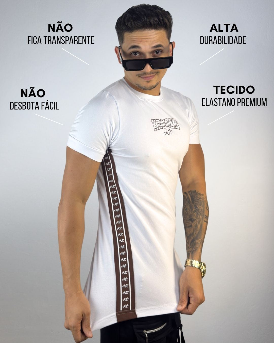 Camiseta Slim Void Branca