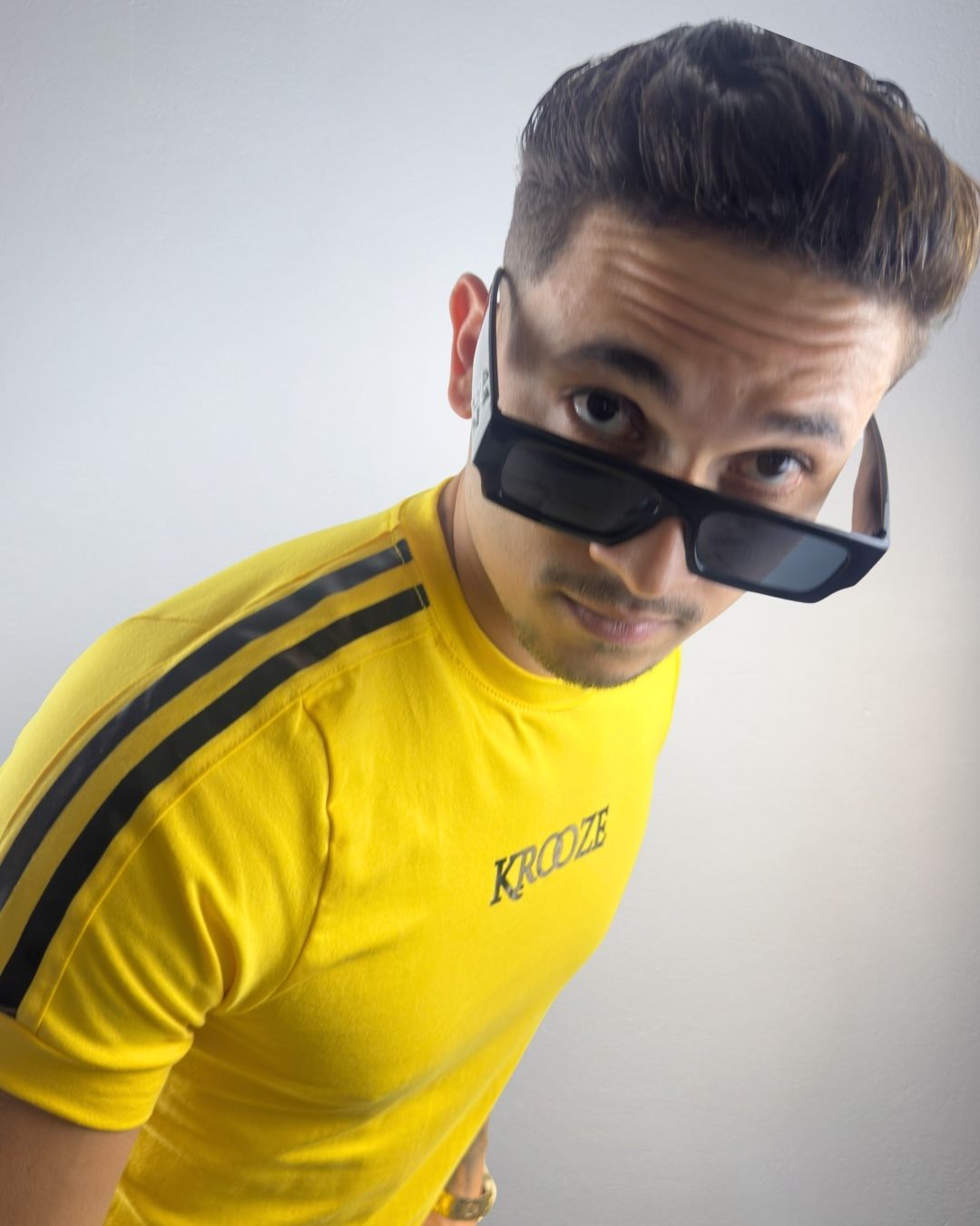 Camiseta Slim Loop Yellow