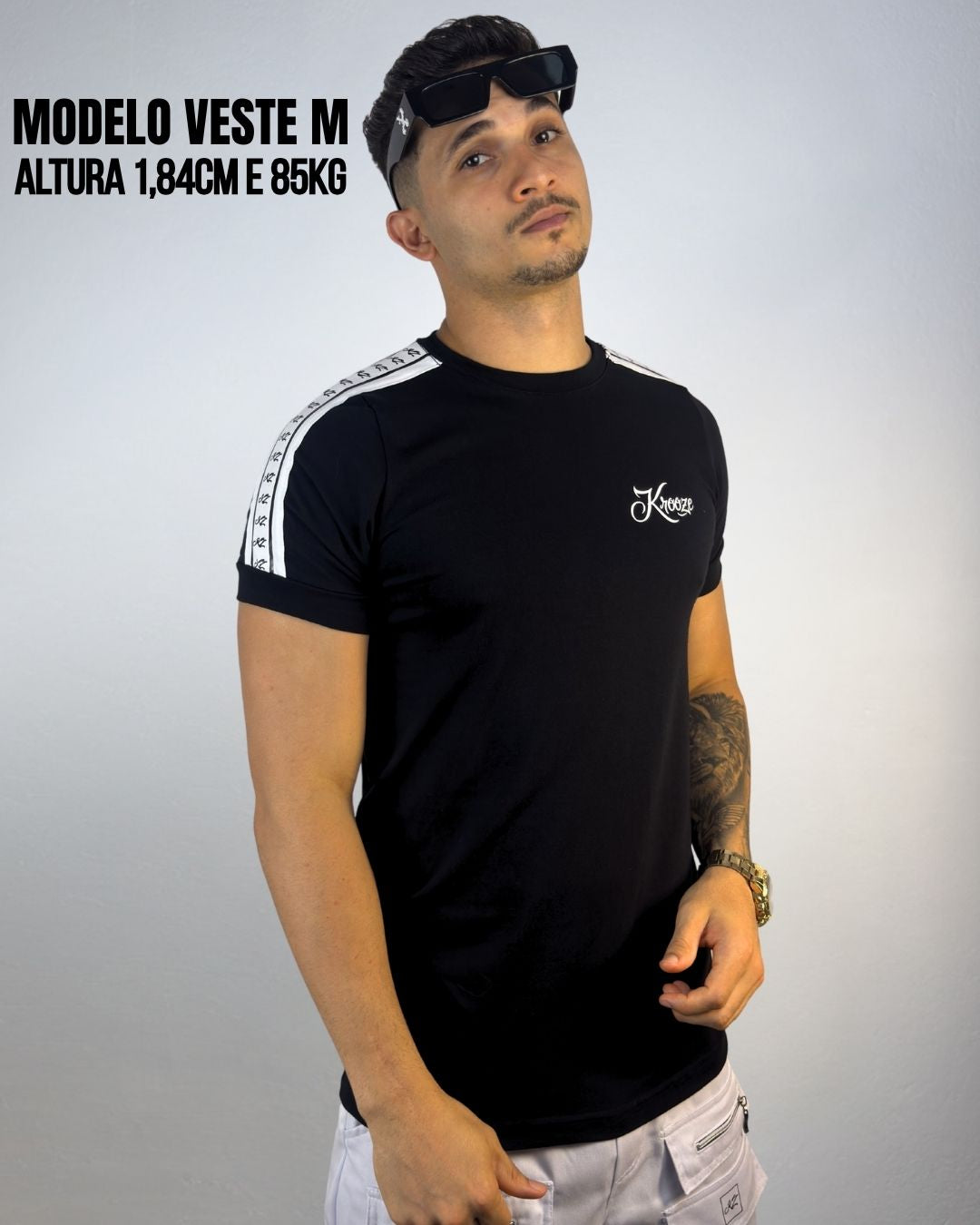 Camiseta Slim Optimus Preta